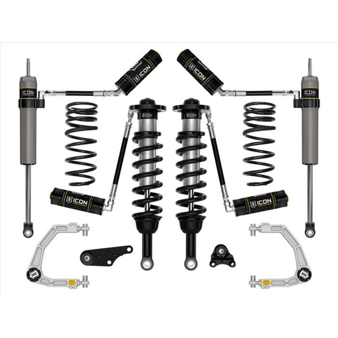 ICON 2024+ Tacoma 1.25-3" Lift Stage 4 Suspension System Billet w/ Triple Rate Rear Springs
