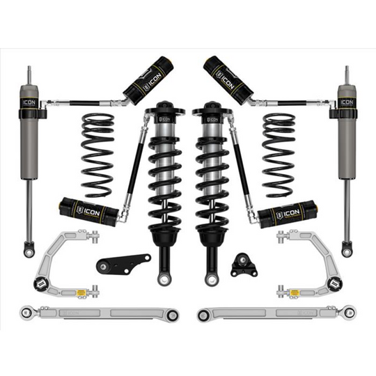 ICON 2024+ Tacoma 1.25-3" Lift Stage 7 Suspension System Billet w/ Overland Rear Springs