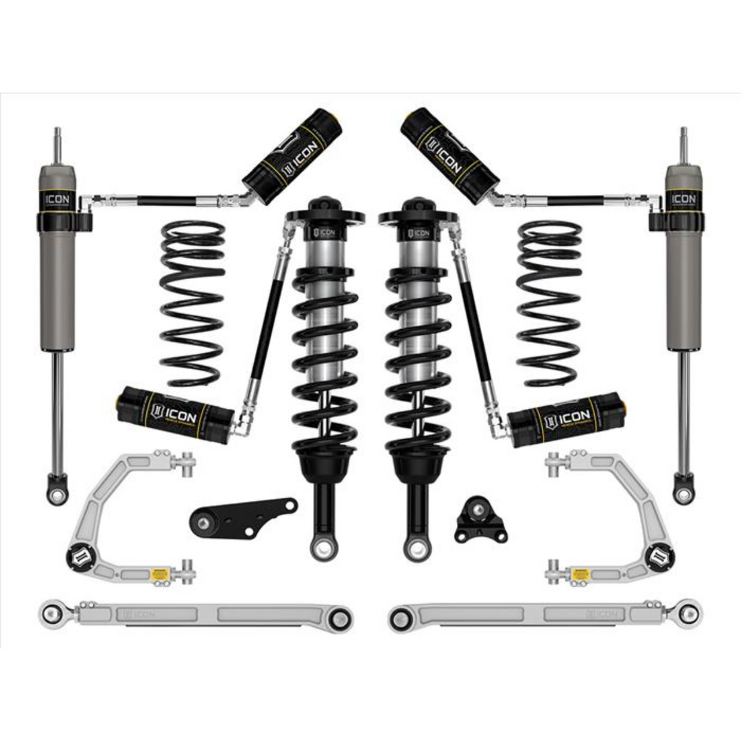 ICON 2024+ Tacoma 1.25-3" Lift Stage 7 Suspension System Billet w/ Triple Rate Rear Springs