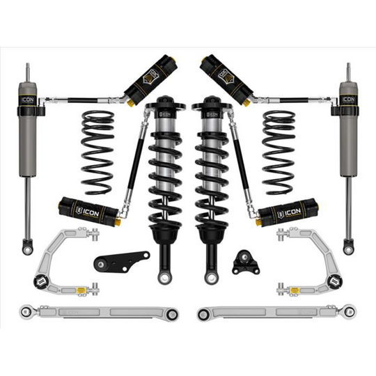 ICON 2024+ Tacoma 1.25-3" Lift Stage 8 Suspension System Billet w/ Overland Rear Springs
