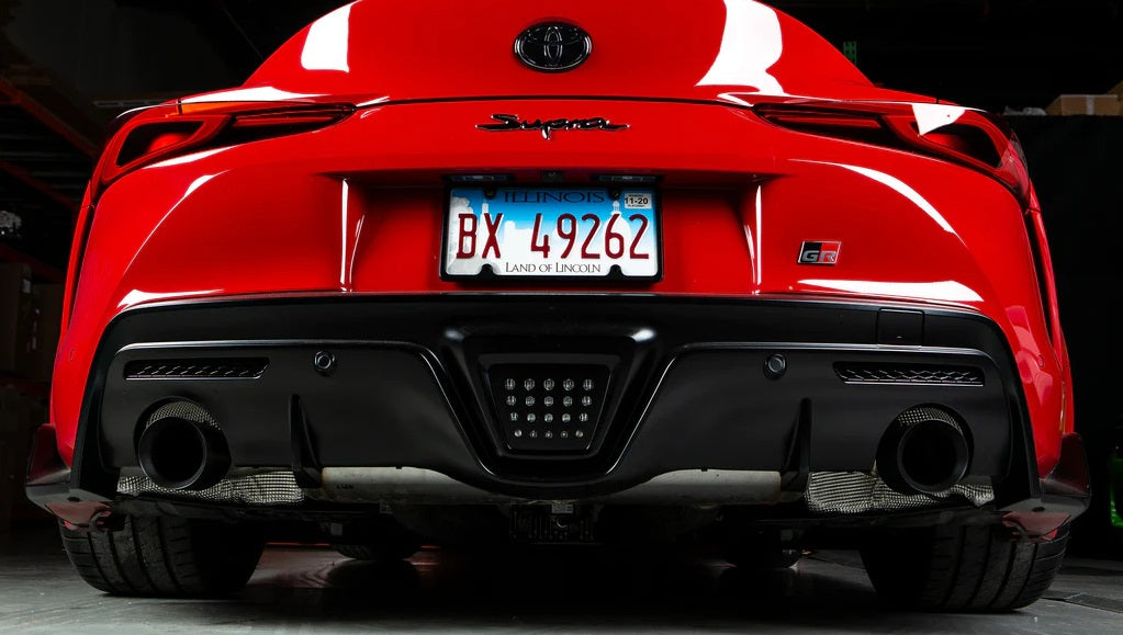 IND GR Supra B58 Exhaust Tip Set - Matte Black