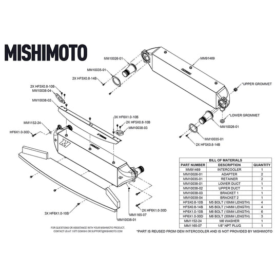 Mishimoto GR Corolla Performance Intercooler