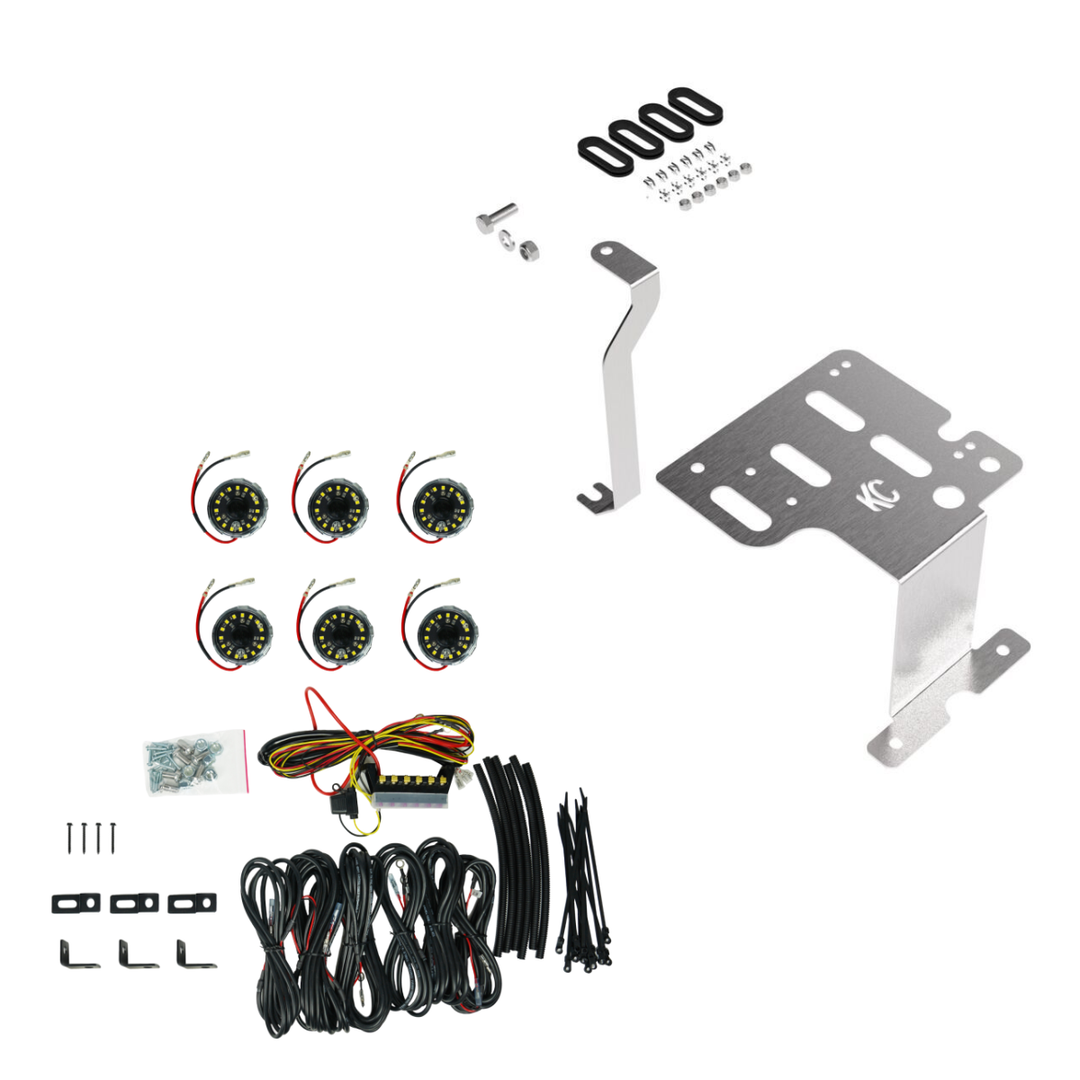 KC HiLiTES 2024+ Land Cruiser Cyclone LED Engine Tray Kit