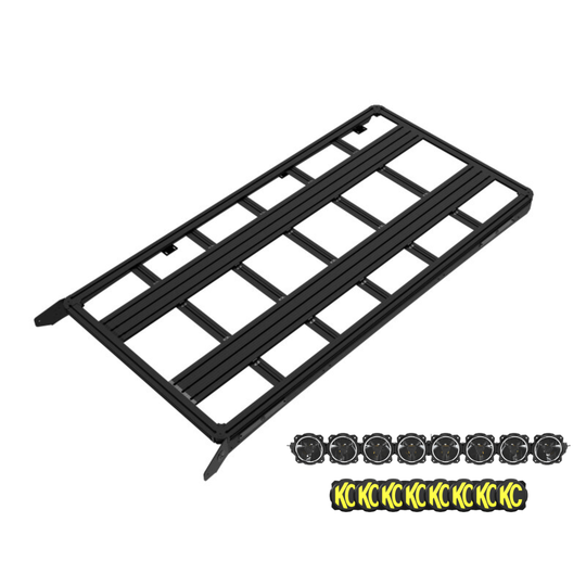 KC HiLiTES 2024+ Land Cruiser Platform One Roof Rack