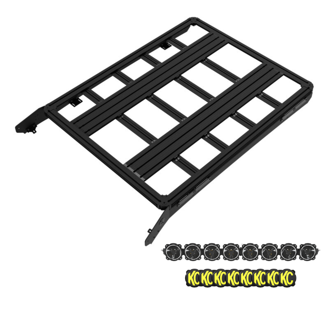 KC HiLiTES 2024+ Tacoma Platform One Roof Rack (Double Cab)