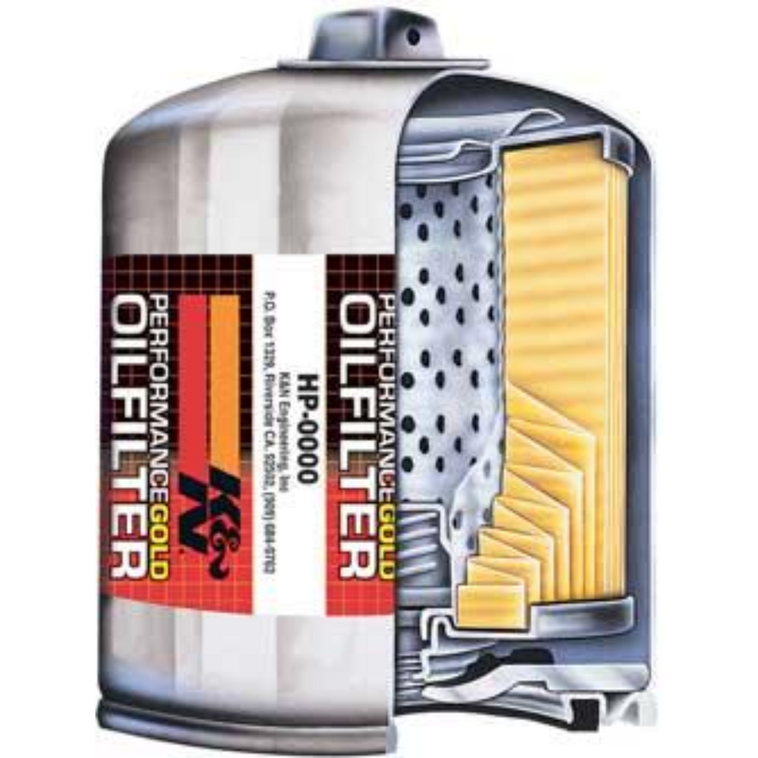 K&N 2024+ Tacoma Performance Gold Oil Filter 3