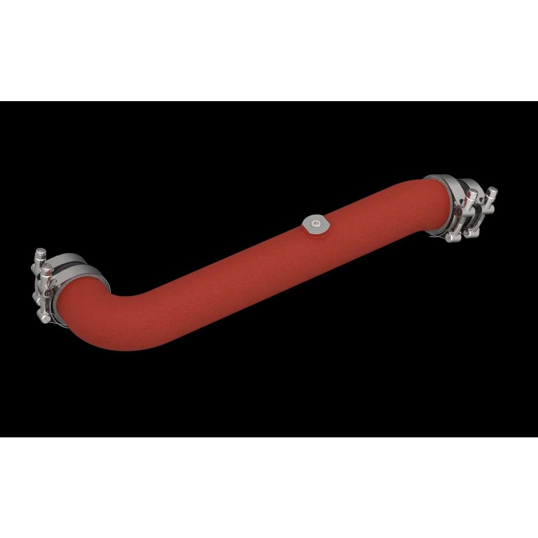 K&N GR Corolla Charge Pipe - Wrinkle Red