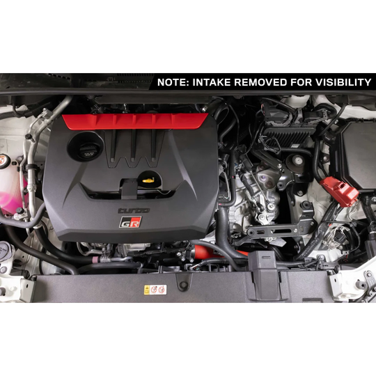 K&N GR Corolla Charge Pipe - Wrinkle Red