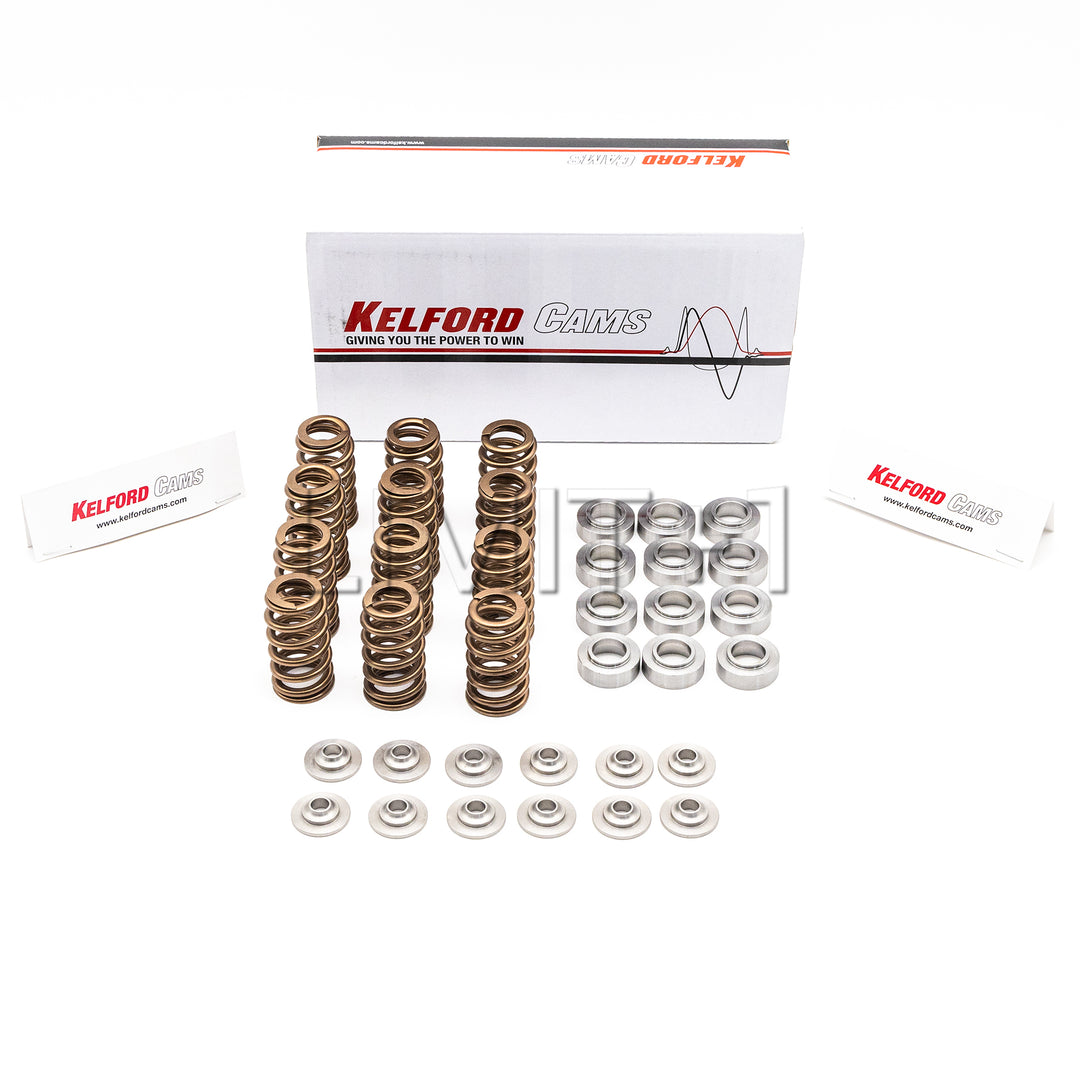 Kelford GR Corolla Performance Beehive Valve Springs, Base and Titanium Retainer Kit - KVS264 1