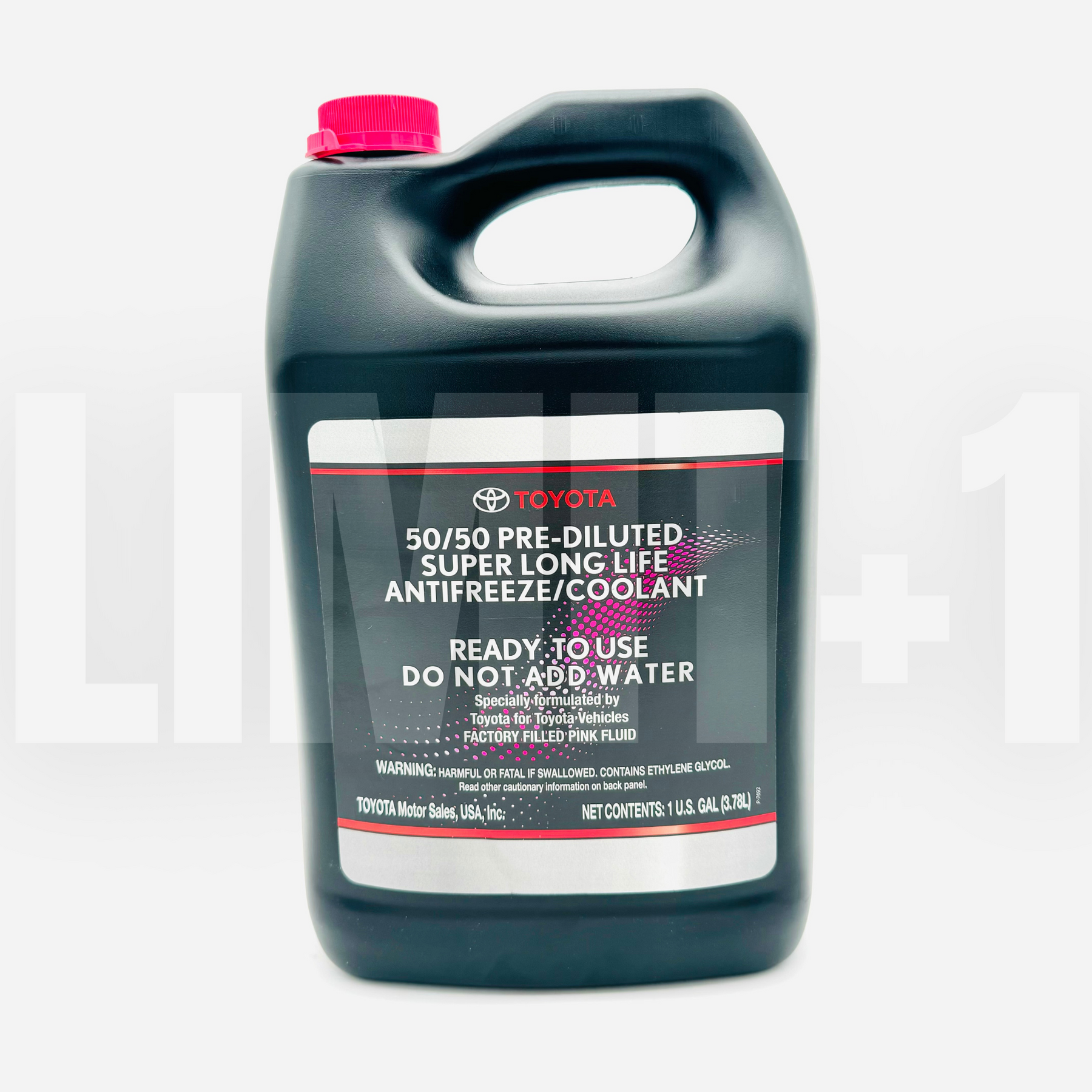 OEM Toyota 50/50 PreDiluted Antifreeze / Coolant LIMIT+1