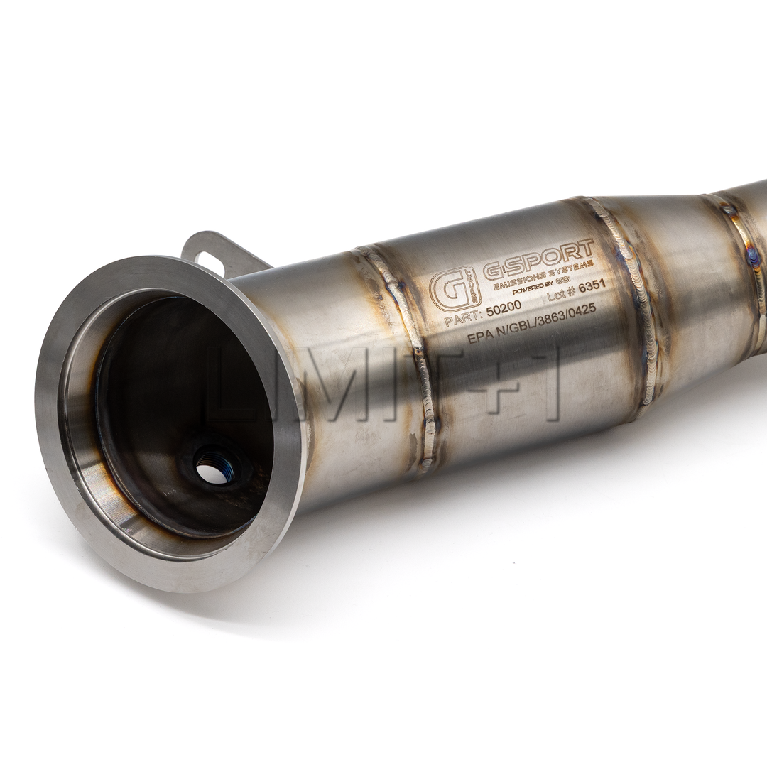 LIMIT+1 GR Corolla High Flow Downpipe + Midpipe W/ EPA Approved GESI Cat