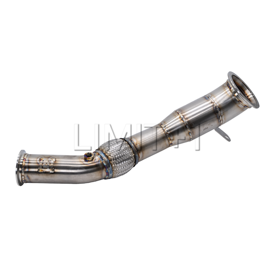 LIMIT+1 GR Corolla High Flow Downpipe + Midpipe W/ EPA Approved GESI Cat