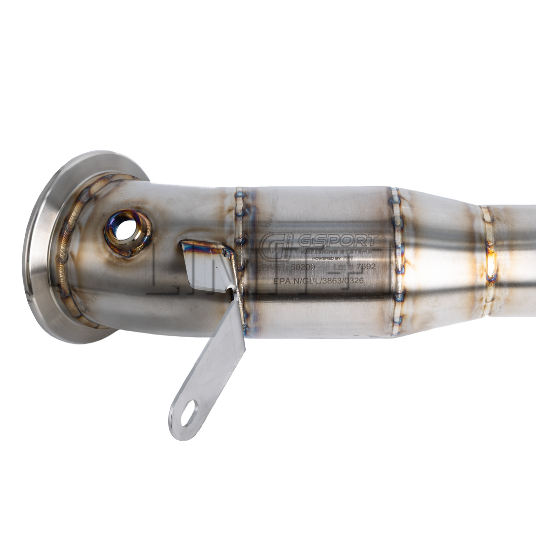 LIMIT+1 GR Corolla High Flow Downpipe + Midpipe W/ EPA Approved GESI Cat
