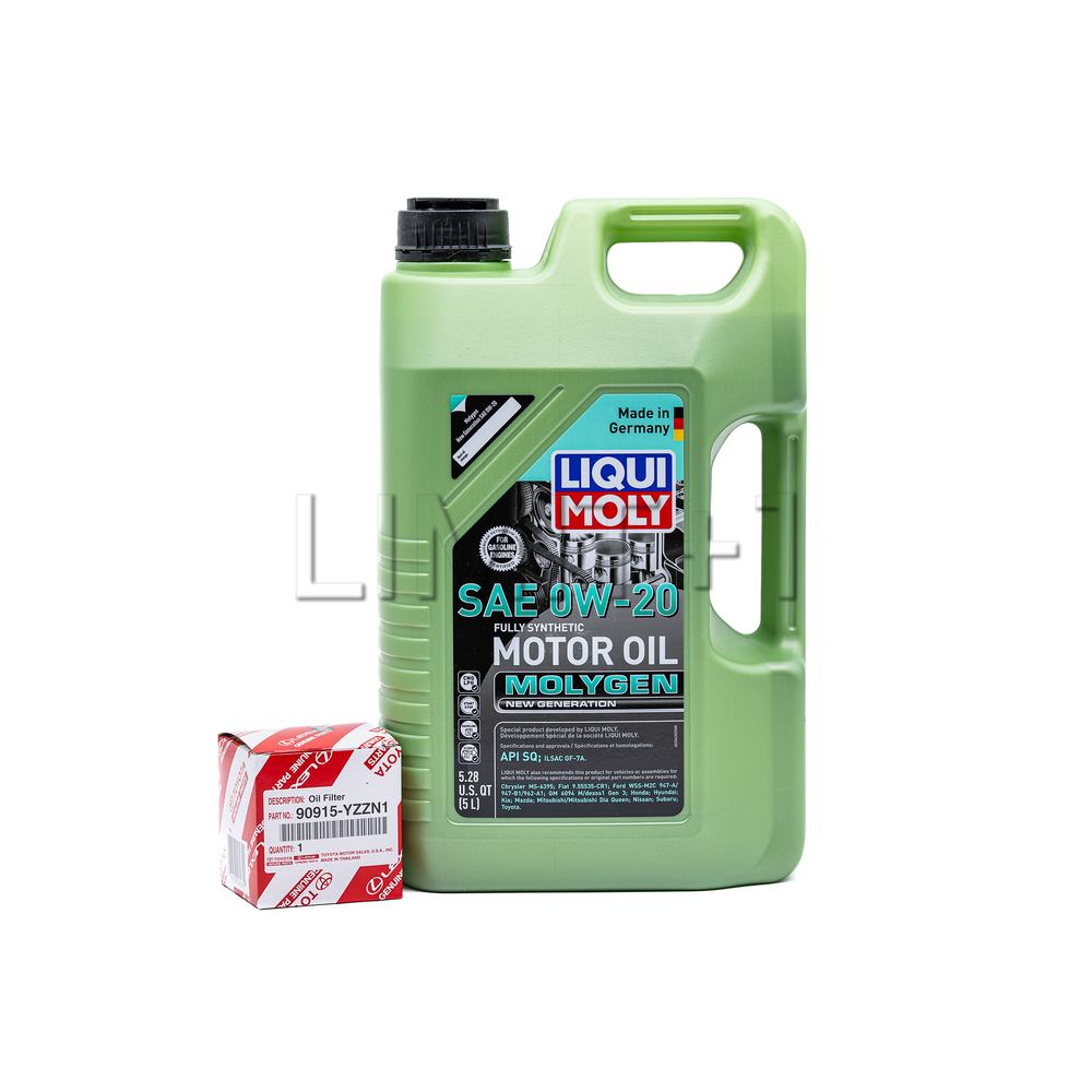 Liqui Moly GR Corolla Molygen 0W-20 Full Synthetic Oil Change Kit