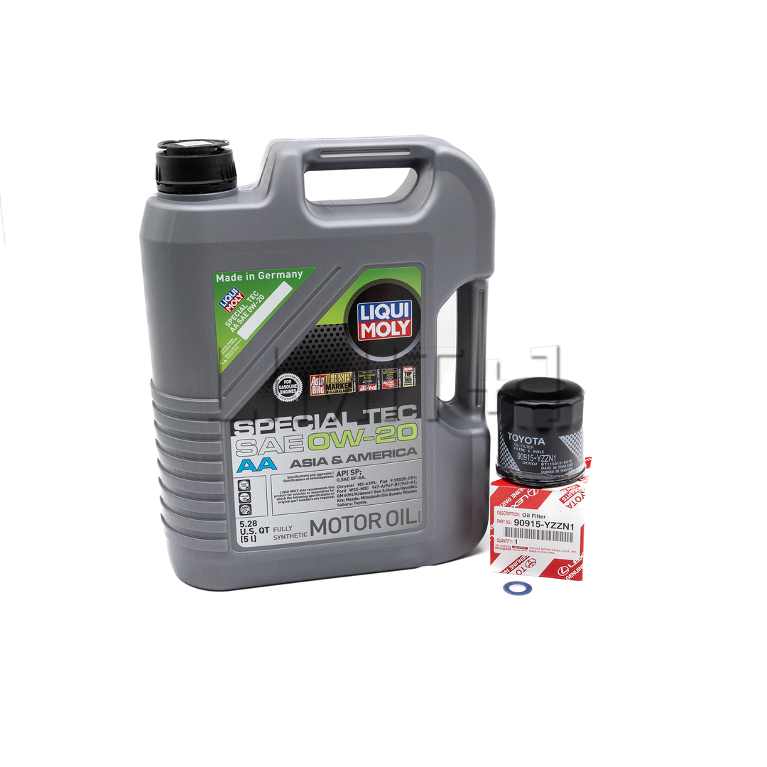 Liqui Moly GR Corolla Special Tec 0W-20 Full Synthetic Oil Change Kit W/ OEM Filter (Daily Driver)
