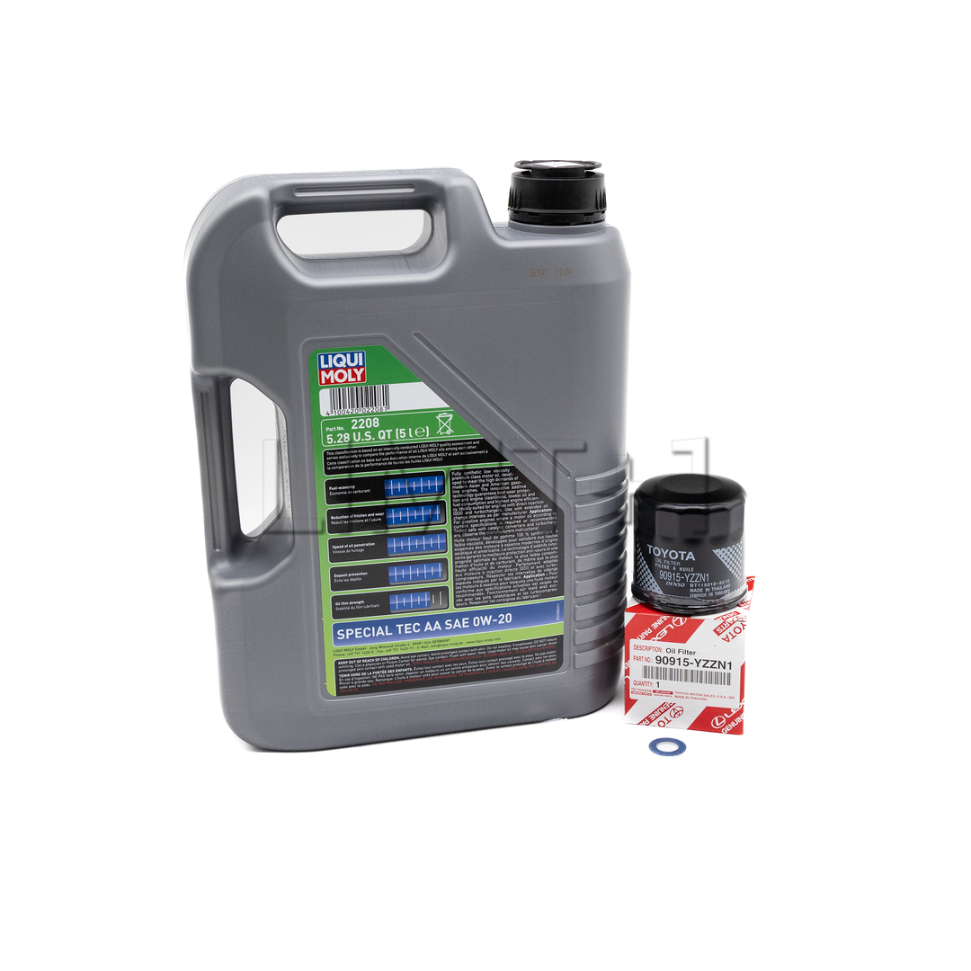 Liqui Moly GR Corolla Special Tec 0W-20 Full Synthetic Oil Change Kit W/ OEM Filter (Daily Driver)