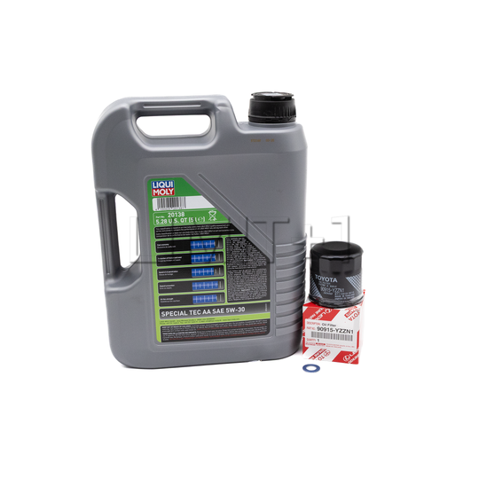 Liqui Moly GR Corolla Special Tec 5W-30 Full Synthetic Oil Change Kit W/ OEM Filter (Spirited Driving)