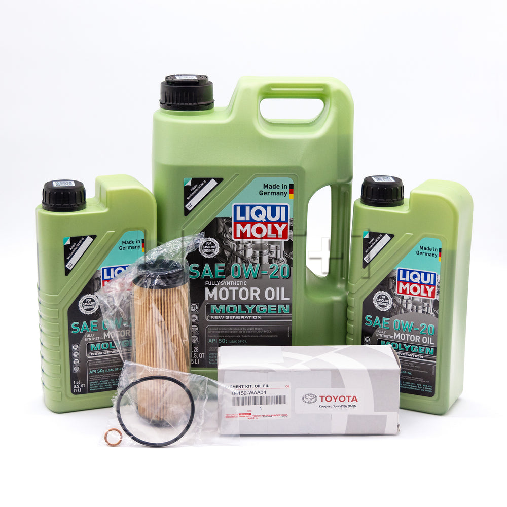 Liqui Moly GR Supra B58 Molygen 0W-20 Full Synthetic Oil Change Kit W/ OEM Filter (Daily Driver)