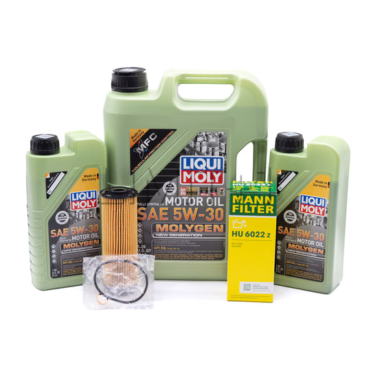 Liqui Moly GR Supra B58 Molygen 5W-30 Full Synthetic Oil Change Kit W/ OEM Filter (Spirited Driver)
