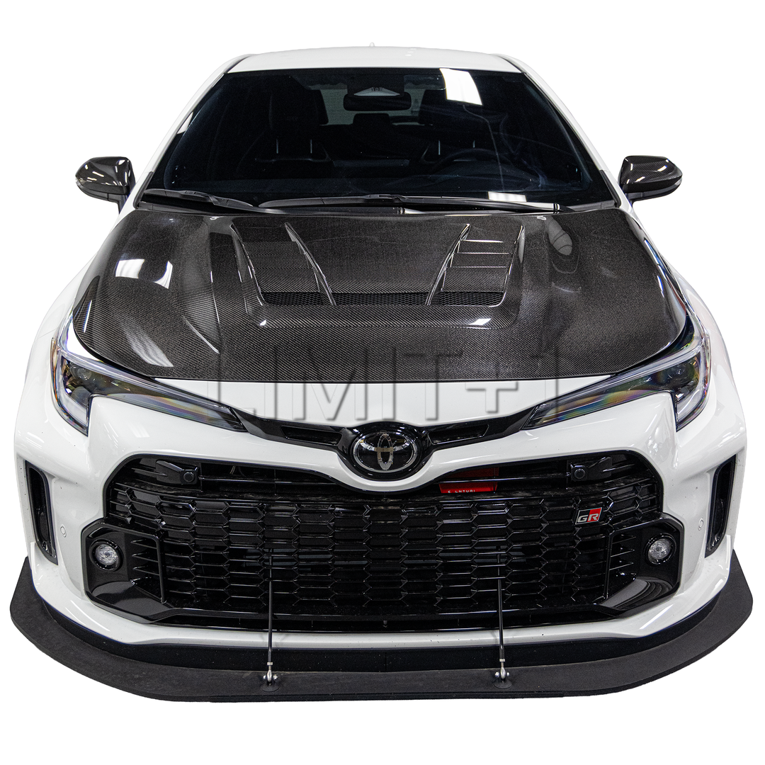 Seibon GR Corolla TV-Style Carbon Fiber Hood