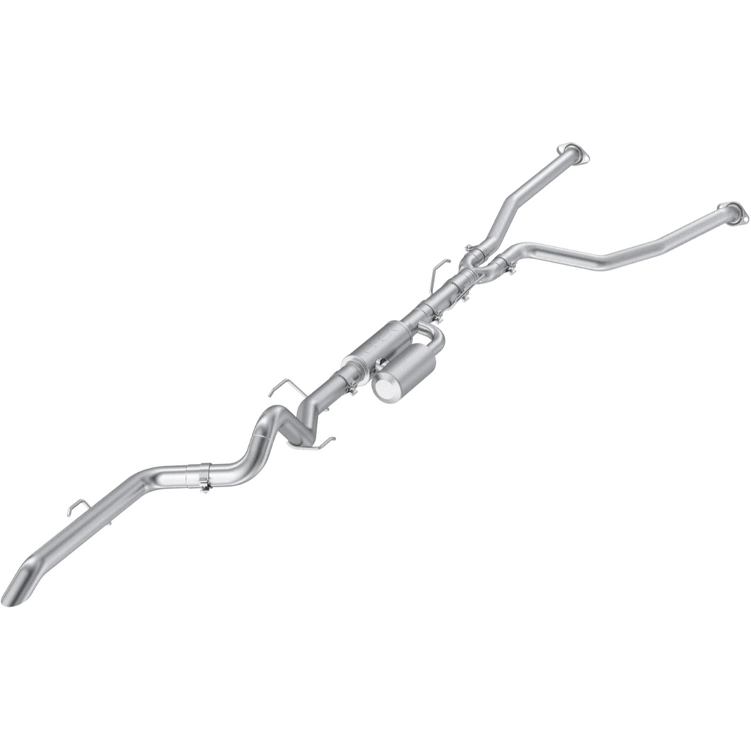 MBRP 2022+ Tundra Cat-Back 3" Single Turn Down -Aluminized Steel