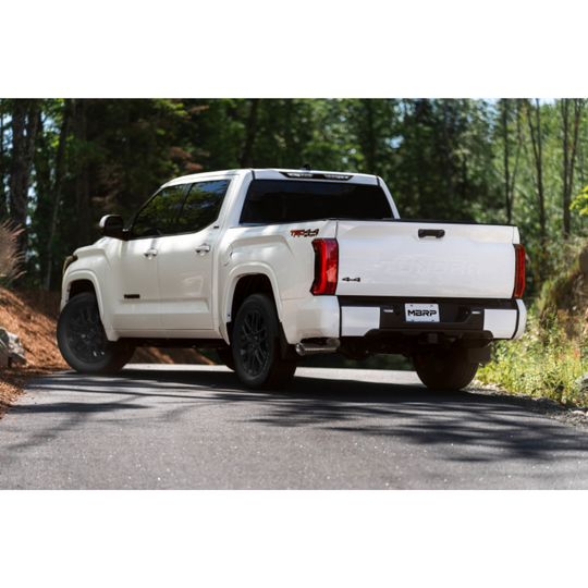 MBRP 2022+ Tundra Cat-Back 4" Single Exit Dual Wall Angle Cut Tip - T3041