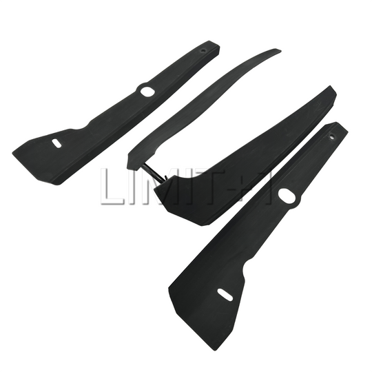 MegaChip GR Corolla Low-Profile Chip Guards with FREE GR-Four Vinyl Rocker Panel Inlay