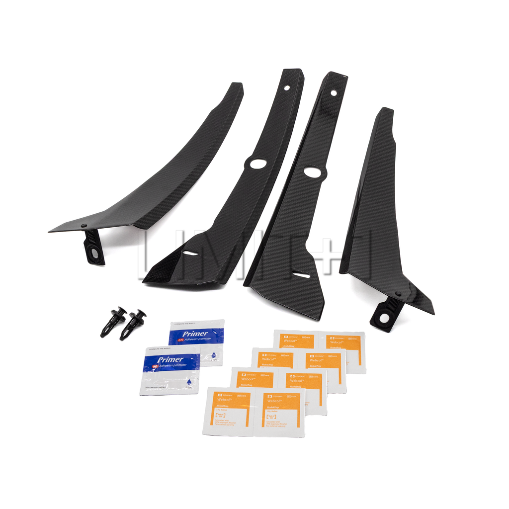 Megachip GR Corolla Carbon Fiber Low-Profile Chip Guards – LIMIT+1