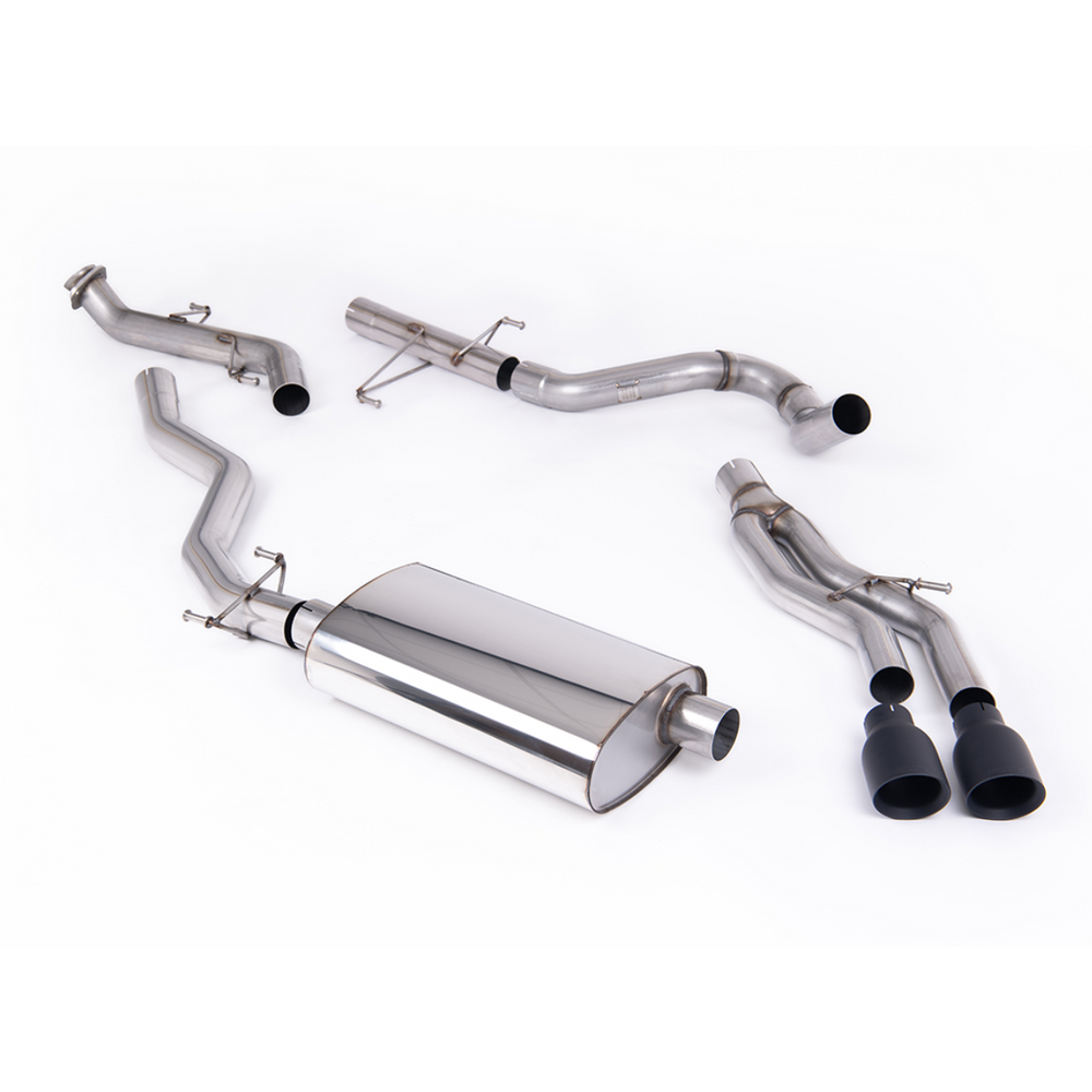 Milltek 2024+ Tacoma Non-Resonated Cat-Back Exhaust System (Louder)
