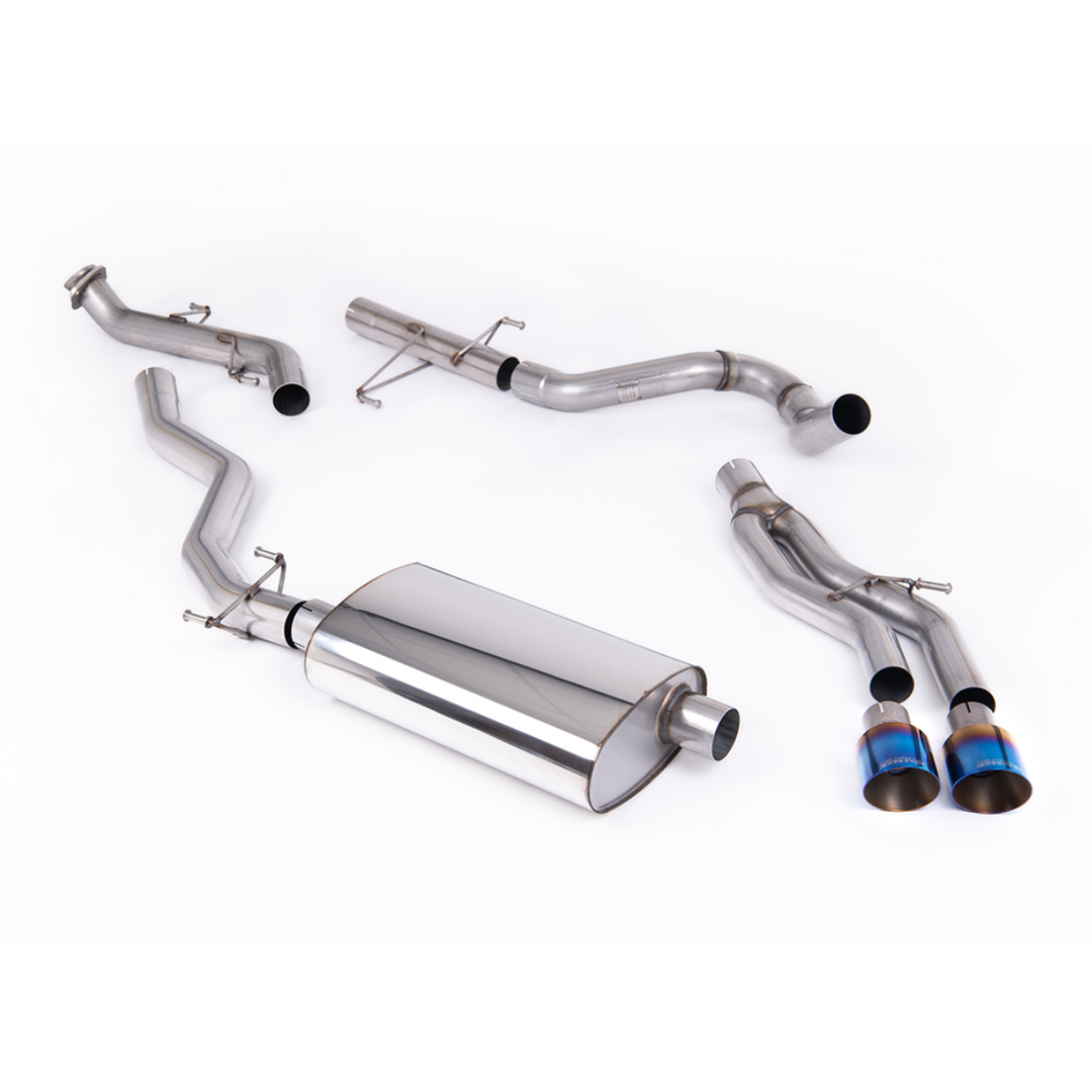 Milltek 2024+ Tacoma Non-Resonated Cat-Back Exhaust System (Louder)