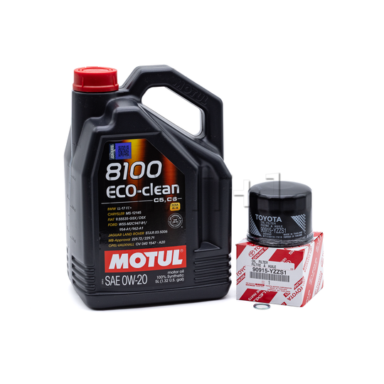 Motul GR86 / BRZ 8100 Eco-Lite Gen3 0W-20 Full Synthetic Oil Change Kit (Daily Driver)