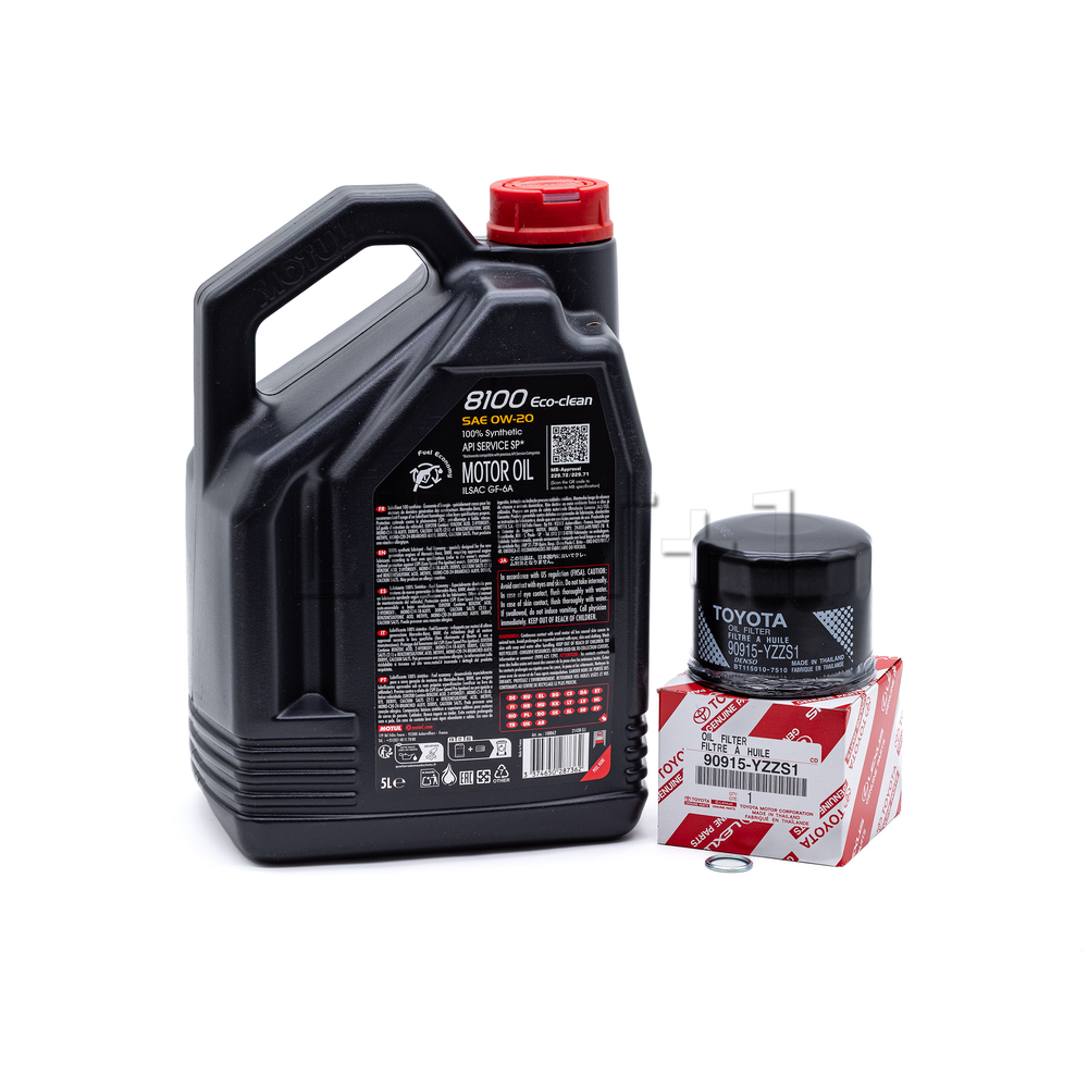 Motul GR86 / BRZ 8100 Eco-Lite Gen3 0W-20 Full Synthetic Oil Change Kit (Daily Driver)