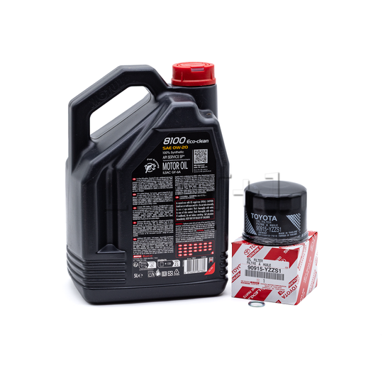 Motul GR86 / BRZ 8100 Eco-Lite Gen3 0W-20 Full Synthetic Oil Change Kit (Daily Driver)