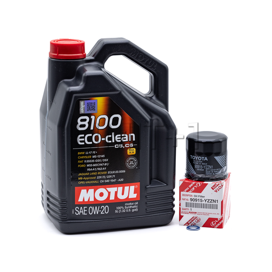 Motul GR Corolla 8100 Eco-Lite Gen3 0W-20 Full Synthetic Oil Change Kit (Daily Driver)