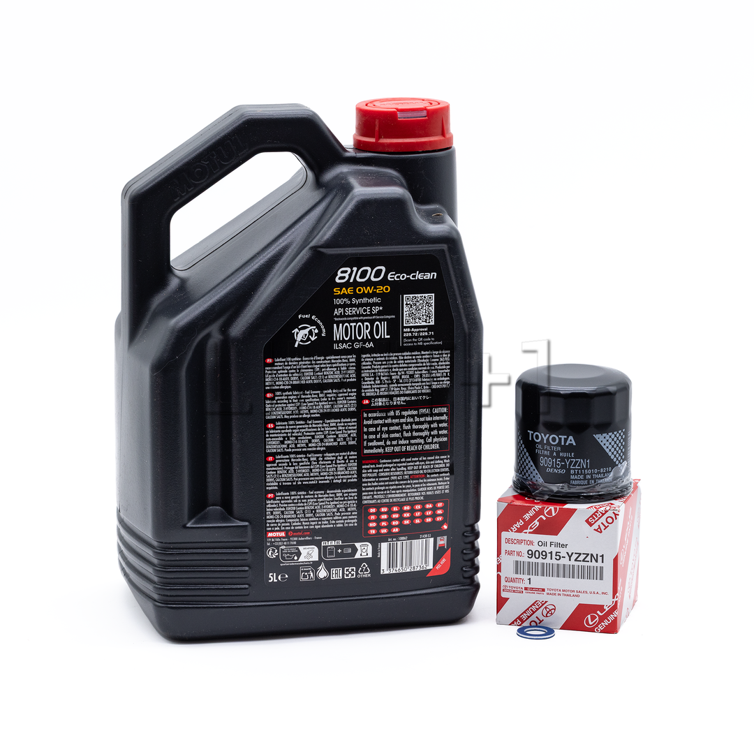 Motul GR Corolla 8100 Eco-Lite Gen3 0W-20 Full Synthetic Oil Change Kit (Daily Driver)