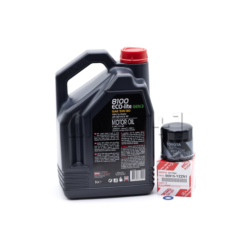 Motul GR Corolla 8100 Eco-Lite Gen3 5W-30 Full Synthetic Oil Change Kit