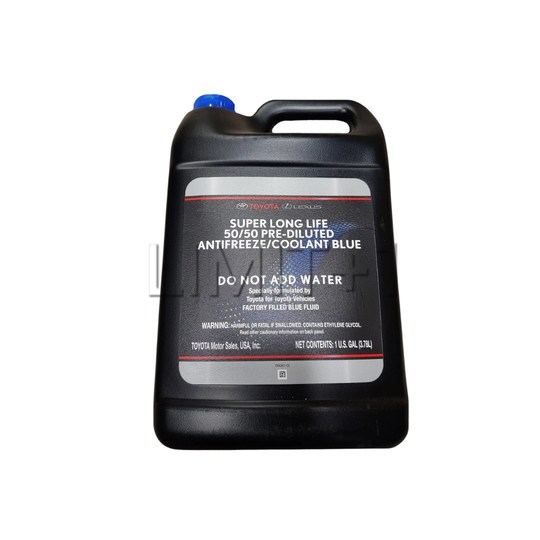 OEM Toyota 50/50 Pre-Diluted Super Long Life Antifreeze/Coolant Blue