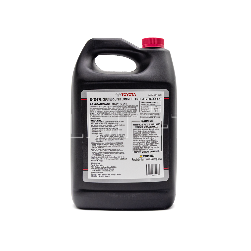 OEM Toyota 50/50 Pre-Diluted Antifreeze / Coolant