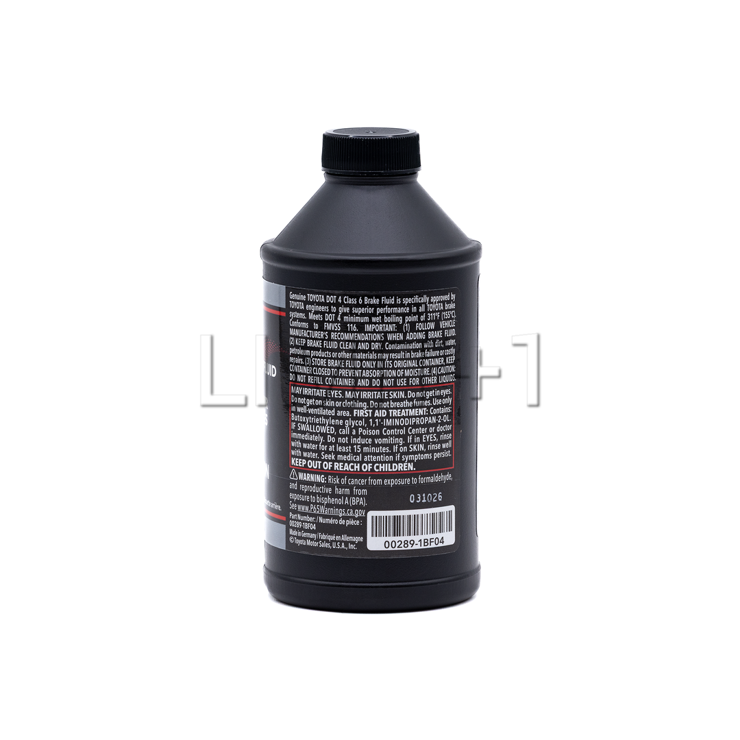 OEM Toyota GR Corolla DOT 4 Class 6 Brake Fluid