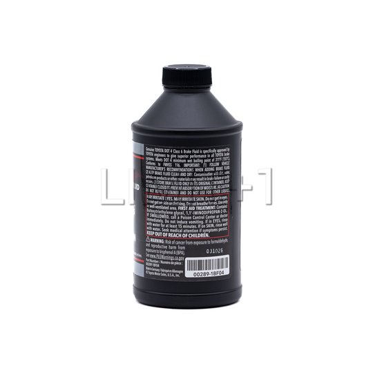 OEM Toyota GR Corolla DOT 4 Class 6 Brake Fluid