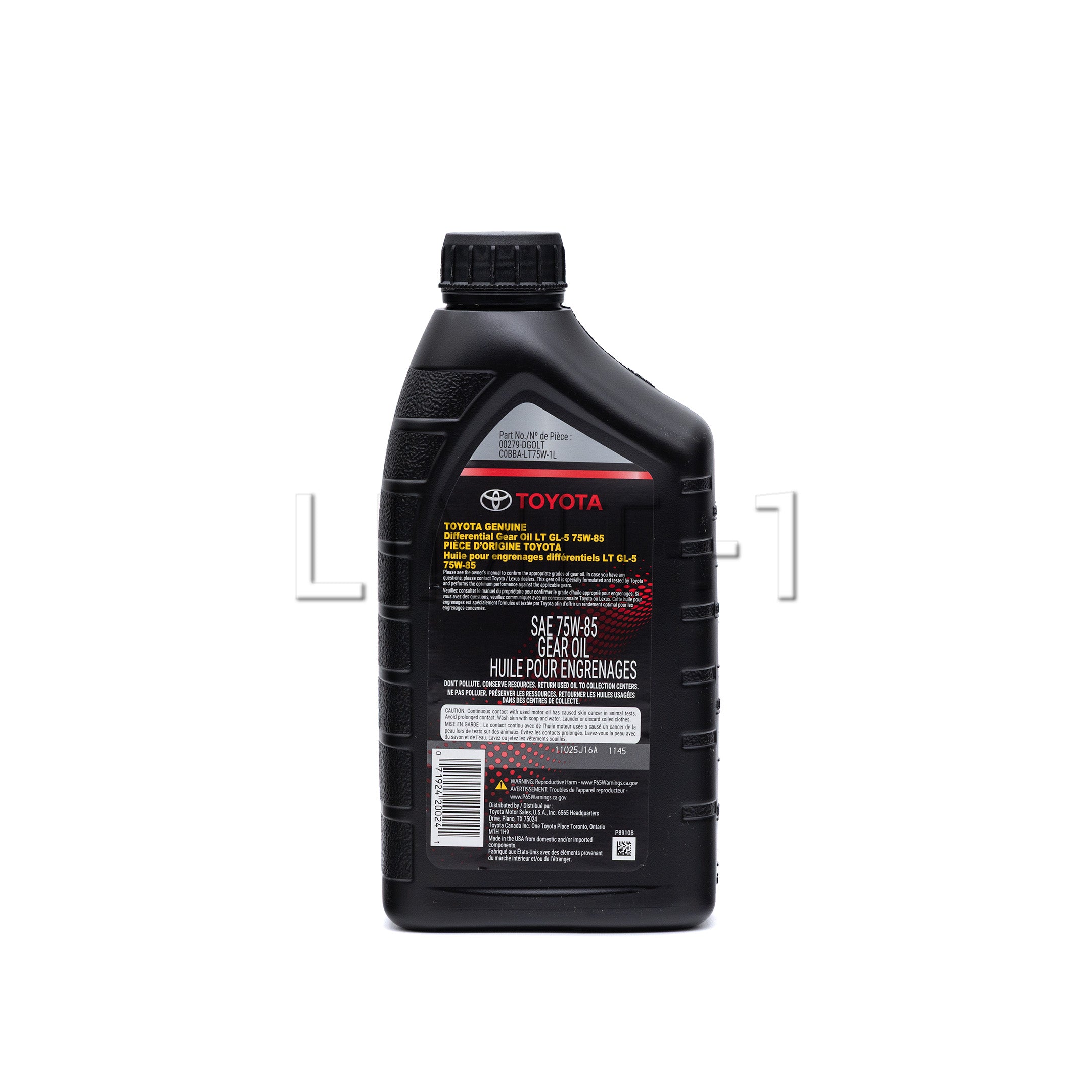 OEM Toyota GR Corolla Transfer Case Oil LT 75w-85 GL-5 – LIMIT+1