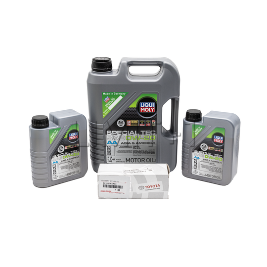 Liqui Moly GR Supra Special Tec 0W-20 Full Synthetic Oil Change Kit W/ OE Filter (Daily Driver)