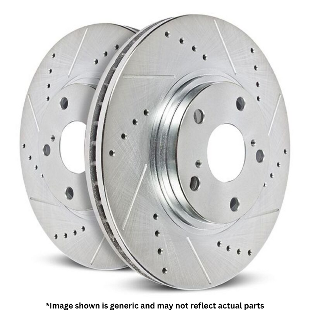 PowerStop 2022+ Tundra Front Drilled & Slotted Rotor (Pair)