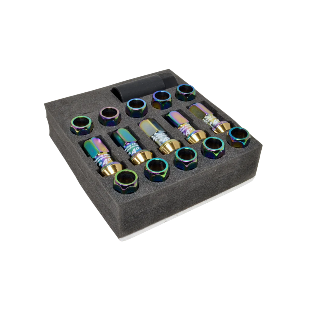 Project Kics GR86 / BRZ R40 Lug Nuts - Neo Chrome