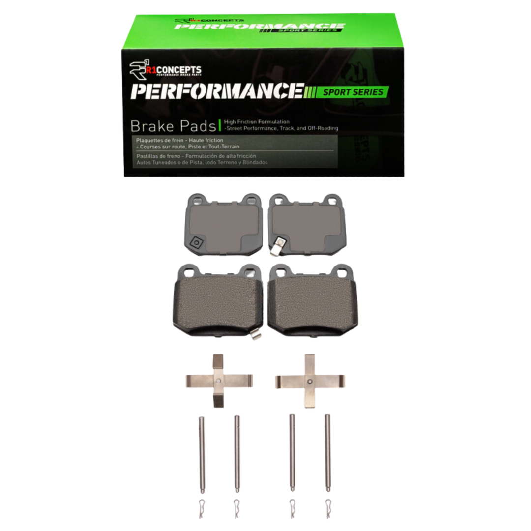 R1 Concepts GR86 / BRZ Performance Sport Pads & Hardware Kit - Rear (Brembo)