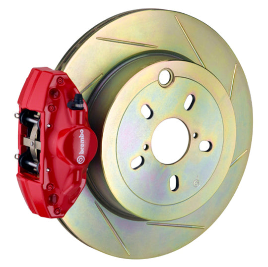 Brembo GR86 Rear GT BBK, 2 Piston Caliper w/ Slotted 1 pc Rotors