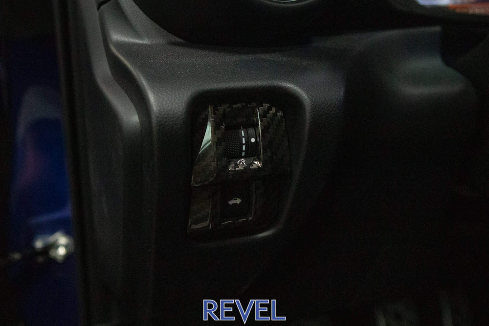 Revel GT GR86 / BRZ Dry Carbon Cluster Switch Panel Cover