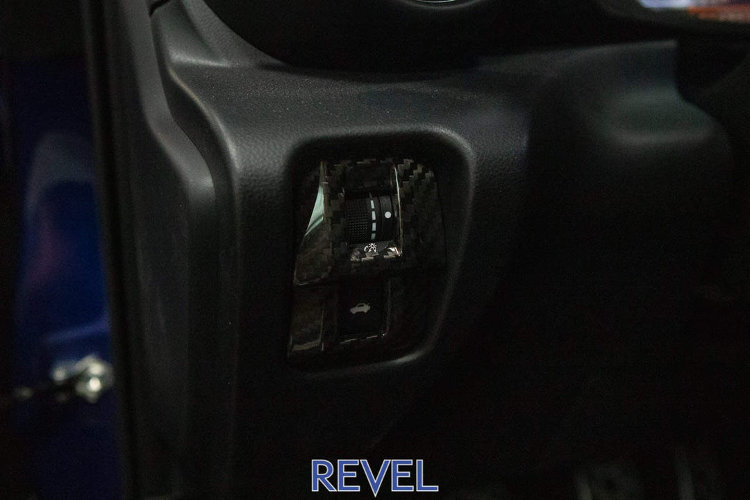 Revel GT GR86 / BRZ Dry Carbon Cluster Switch Panel Cover