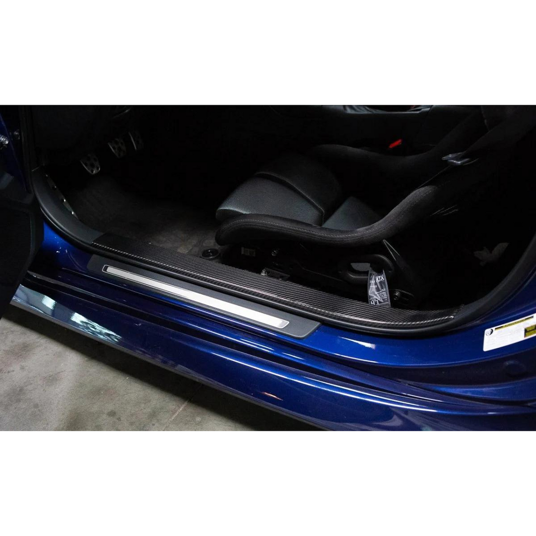 Revel GT Dry Carbon 2022 Toyota GR86 / Subaru BRZ Scuff Plate Cover - 2 Pieces