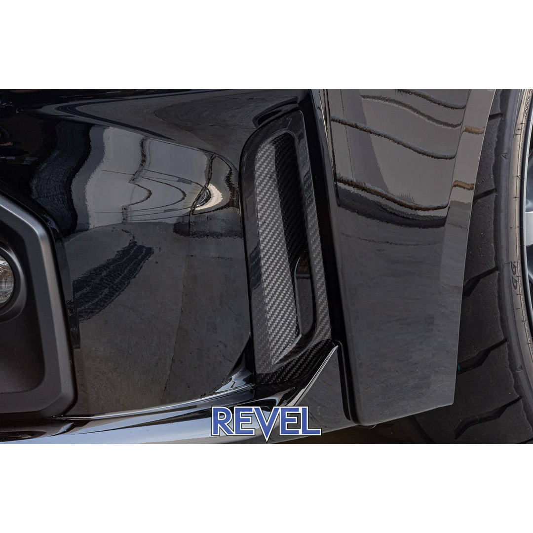 Revel GT Dry Carbon Front Bumper Duct Covers 2023 Toyota GR Corolla - 2 Pieces